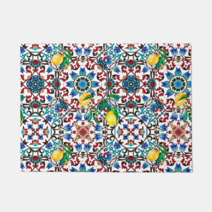 Paillasson Carrelage méditerranéen, mosaïque, citron, art d'é