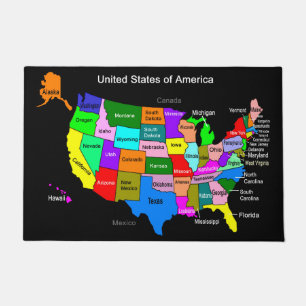 Paillasson Carte des USA