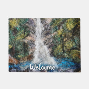 Paillasson Cascades Aiguille de laine Felting Art Imprimer