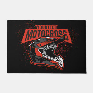 Paillasson Casque de course de motocross motocross personnali