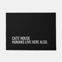 Cats maison citation chat dame porte
