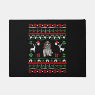 Paillasson Cavalier King Charles Christmas