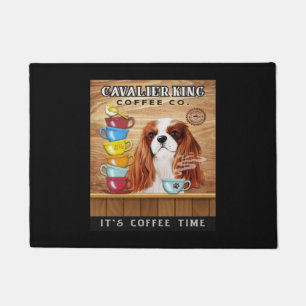 Paillasson Cavalier King Charles Spaniel Chien Café