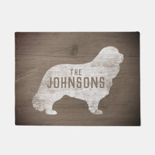 Paillasson Cavalier le roi Charles Spaniel Silhouette Personn