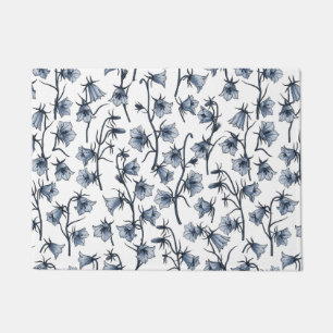 Paillasson Cellules bleues, Cloches, Bellflowers