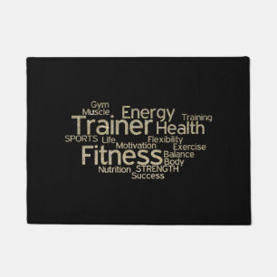Paillasson Centre de remise en forme Faux Parties scintillant