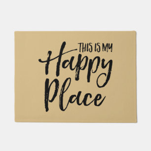 Paillasson C'est mon endroit heureux