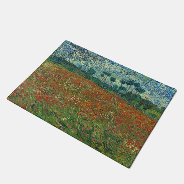 Paillasson Champ de pavot - Vincent van Gogh (Incliné)
