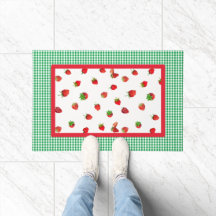 Champs de fraises et En vichy verte