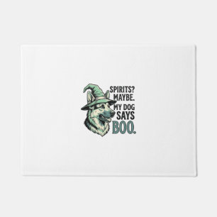 Paillasson Chapeau De Sorcière Chien Gravure Vintage Humour H