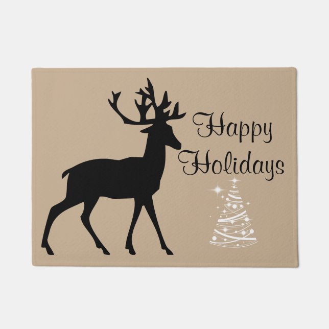 Paillasson Chasse au cerf de Noël (Devant)