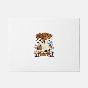 Paillasson Chasseur de bonbons Halloween Fantôme Citrouille S