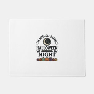 Paillasson Chat d'Halloween Chats noirs Citrouilles Vintage D