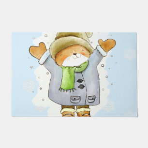 Paillasson Chat d'hiver