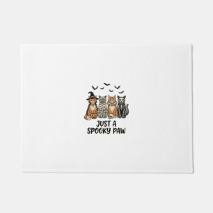 Paillasson Chatons Halloween Patte Effrayante Design de Chemi