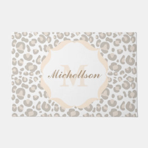 Paillasson Cheetah Neutre Classique Imprimer Famille Initiale