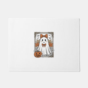 Paillasson Chemise de fantôme Halloween mignonne gravure vint