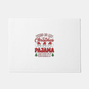 Paillasson Chemise de pyjama de Noël Gnome décoration de fête