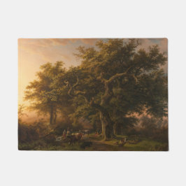 Paillasson Chênes dans un paysage forestier (paysage boisé)