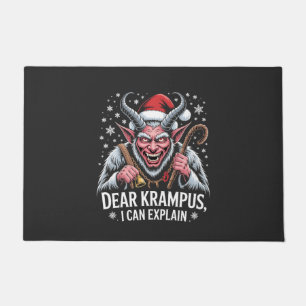 Paillasson Cher Krampus Je Peux Expliquer Noël Père Noël
