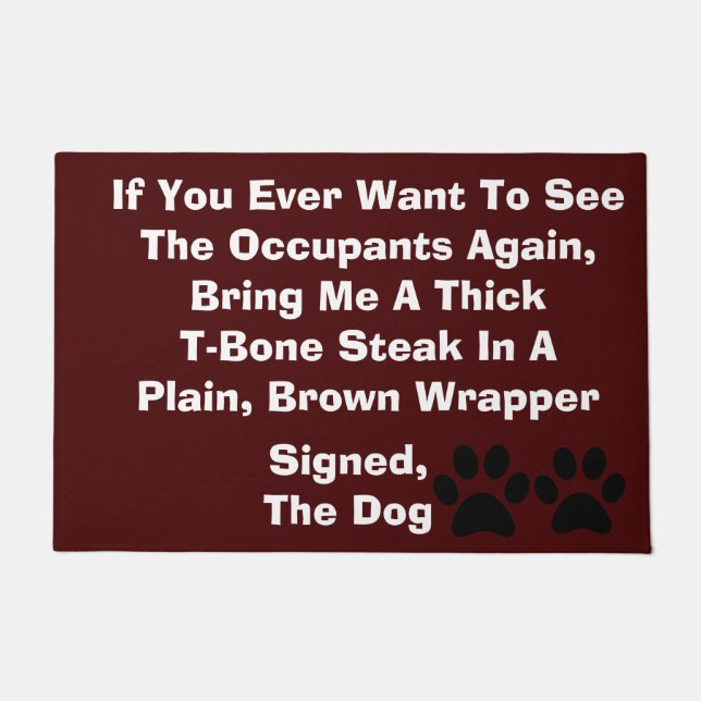 Paillasson Chien Blackmail Doormat (Devant)