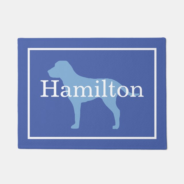 Paillasson Chien bleu (Devant)