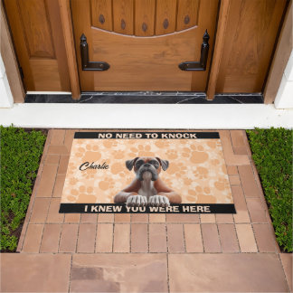 PAILLASSON CHIEN BOXER