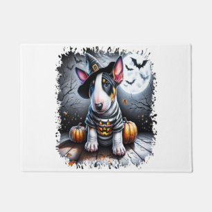 Paillasson Chien Bull Terrier Halloween