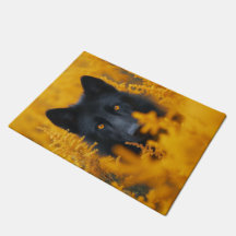 Chien de loup noir berger allemand
