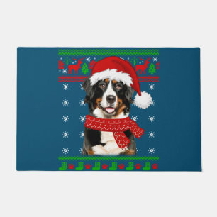 Paillasson Chien de Montagne bernois laide sucré Noël chiot
