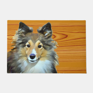 Paillasson Chien de Sheltie Collie