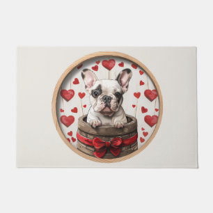 Paillasson Chien de taureau français Valentines