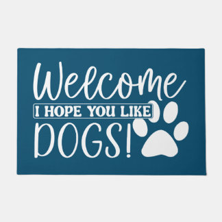 Paillasson Chien Funny Doormat Bienvenue J'Espère Que Vous Ai