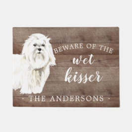 Paillasson Chien maltais Porte Mat personnalisé