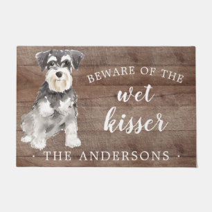 Paillasson Chien Schnauzer Miniature Porte Mat Personnalisé