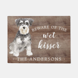 Paillasson Chien Schnauzer Miniature Porte Mat Personnalisé