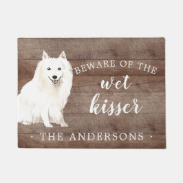 Paillasson Chien Spitz Japonais Porte Mat Personnalisé