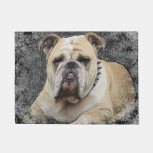 Paillasson Chiens, bouledogue anglais, air grave