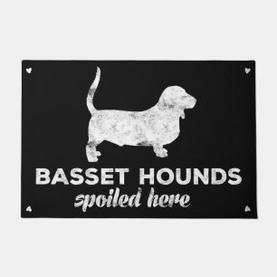 Paillasson Chiens de basset corrompus ici