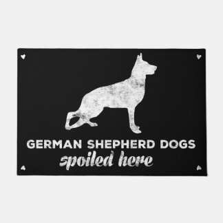 Paillasson Chiens de berger allemand corrompus ici