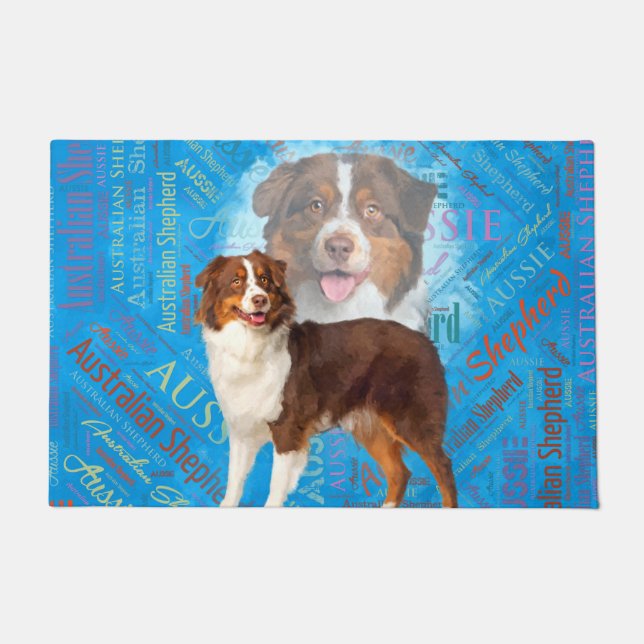 Paillasson Chiens de berger australiens rouges - Australien (Devant)