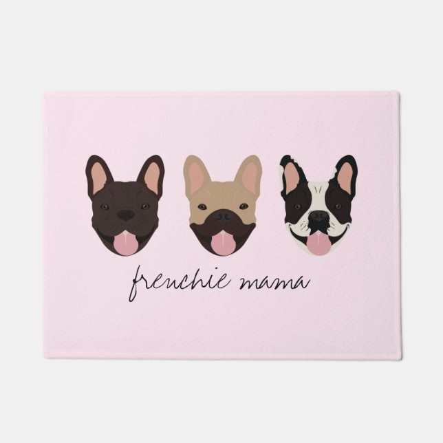 Paillasson Chiens français de Frenchie Mama (Devant)