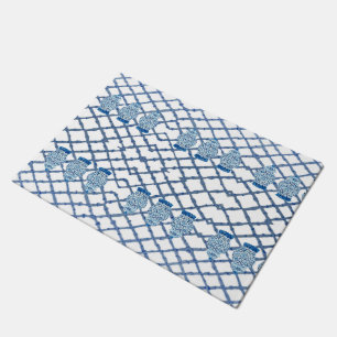 Paillasson Chinoiserie Bamboo Ginger Jar Doormat Mat Rug