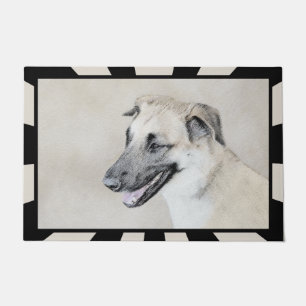 Paillasson Chinook (oreilles d'hélicoptère) Peinture - Chien 