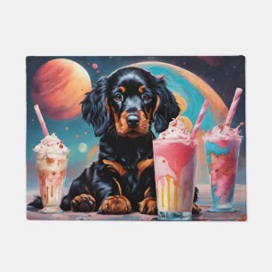 Paillasson Chiots Gordon Setter et milkshakes