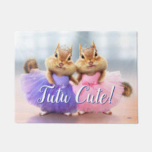 Paillasson Chipmunk Ballerina Duo