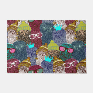 Paillasson Chouette dans la couronne