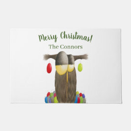 Paillasson Chouette de Noël