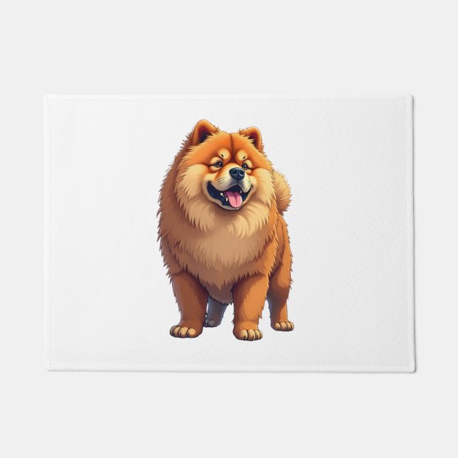 Paillasson Chow Chow Chien Chien chinois race pour un Chow Ch (Devant)