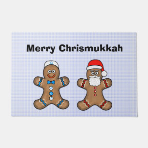 Paillasson Chrismukkah Gingerbread Hommes Porte Mat